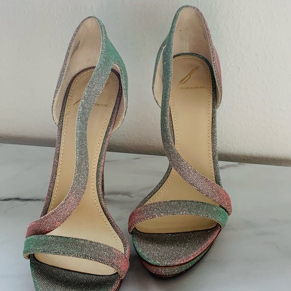 Brian Atwood Shimmer Heels - Size 7 - Picture 8 of 10
